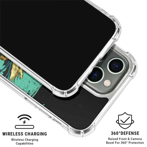 My Hero Academia Dark Deku Season 6 iPhone 15 Pro Clear Case